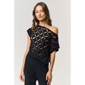 Lalavon Cut Out Detail Knit Top